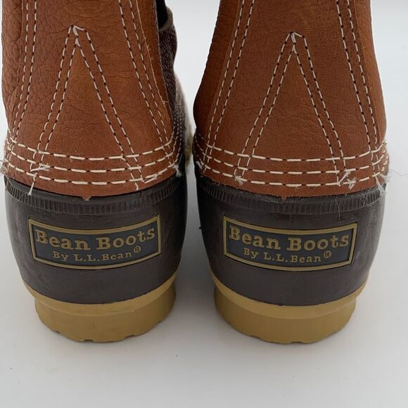LL Bean Bean Boots rubber and leather duck boots - Picture 7 of 13